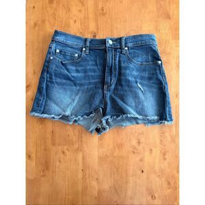 Pink Victoria’s Secret Blue Denim Jean Shorts Women’s Size 10 Boho Beach Summer
